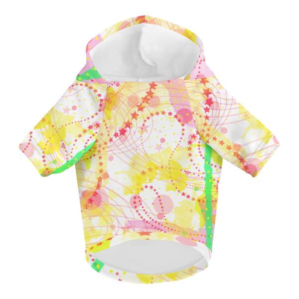 Hunde-Hoodie, Hundemotiv Paul – bunte Popart, gemütlich, waschbar, Polyster